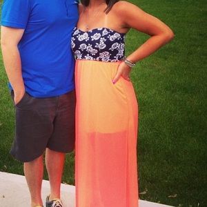 Strapless Maxi Dress